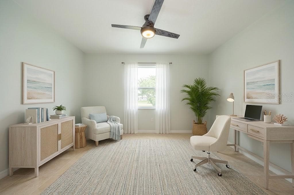 Virtually staged Flex/office - 85 S CIMMARON DR, PALM COAST