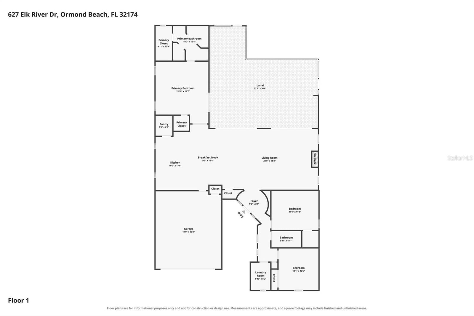 Single Family Residence at 627 ELK RIVER DR, ORMOND BEACH, photo 3 of 47