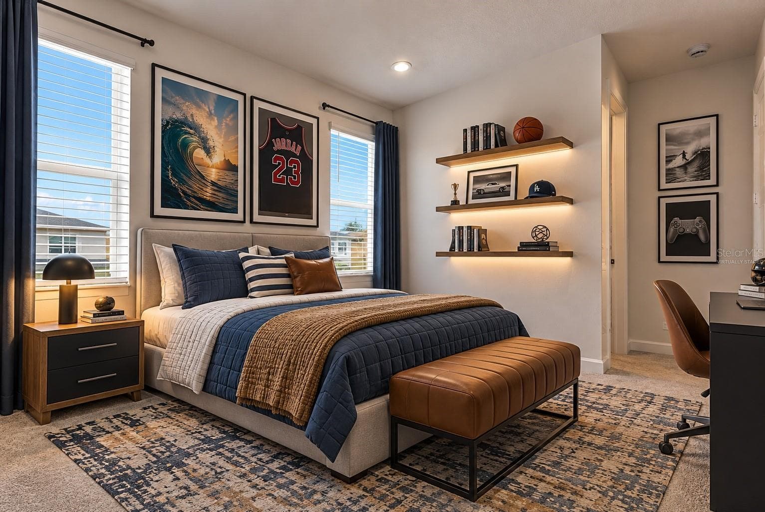 Virtually staged. Furniture and décor are digitally added for illustrative purposes only. Property is currently vacant. - 1594 PELICAN POST PL, LOXAHATCHEE