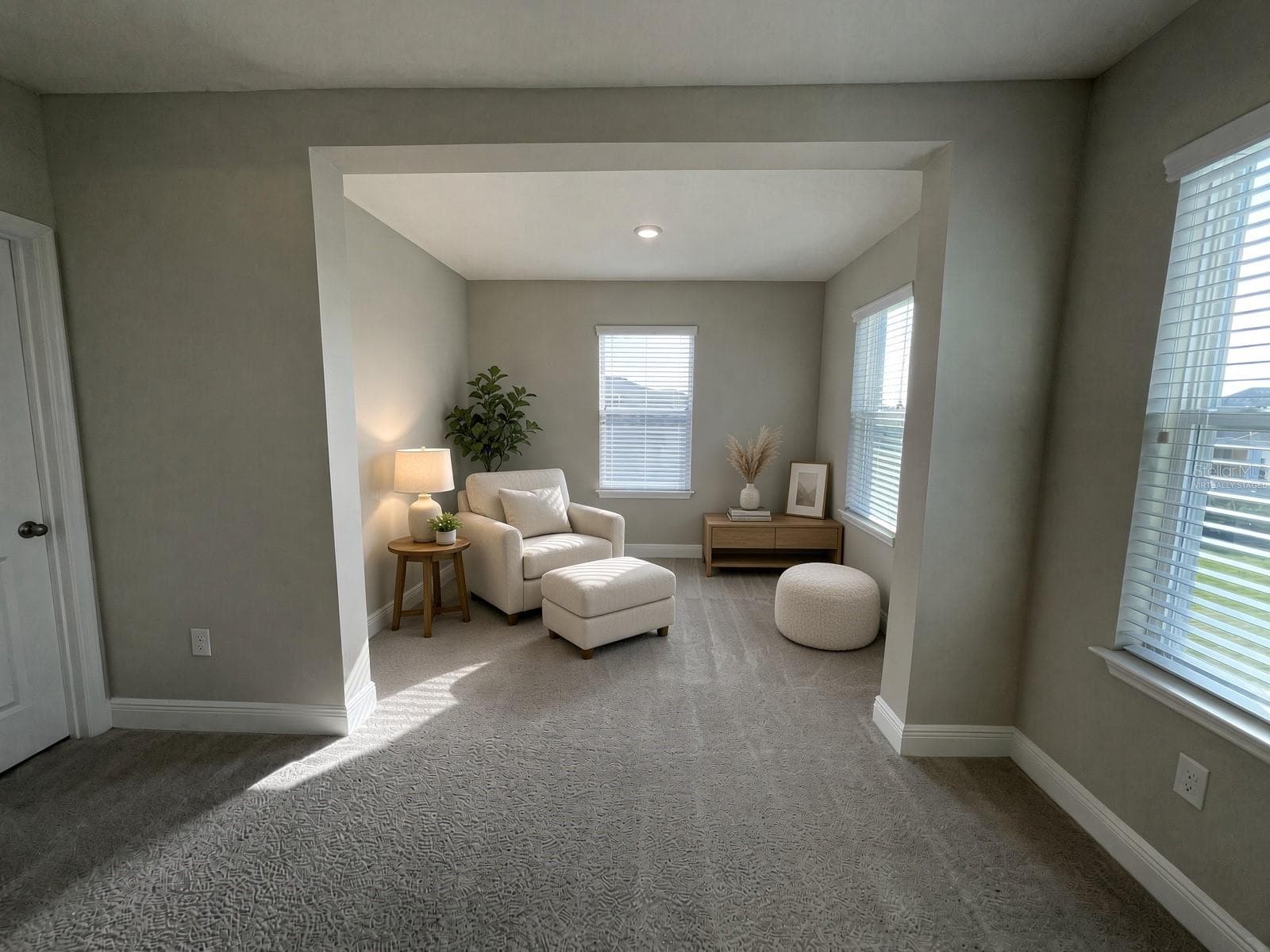 Master Suite/Sitting Area-Virtually Staged - 140 BRIGHT IBIS AVE, APOLLO BEACH