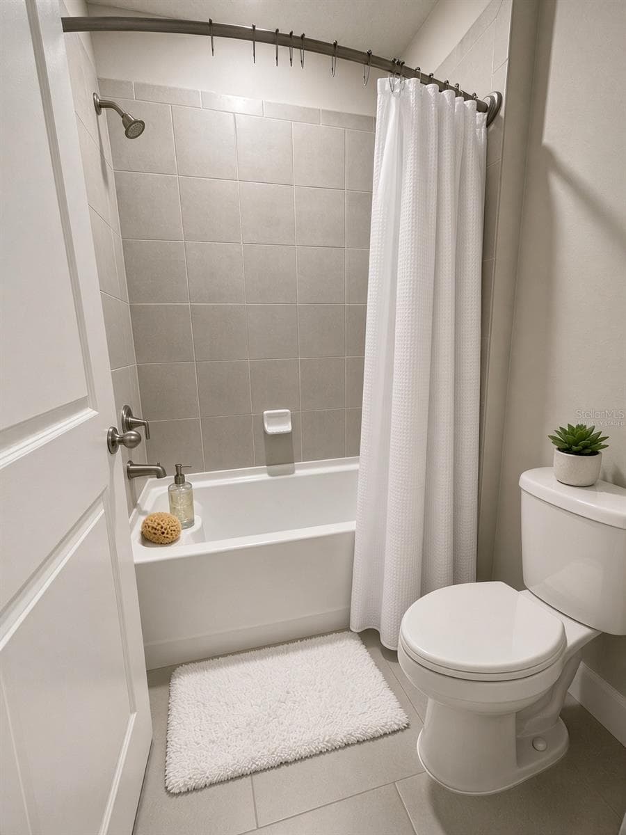 2nd Bathroom-Virtually staged - 140 BRIGHT IBIS AVE, APOLLO BEACH