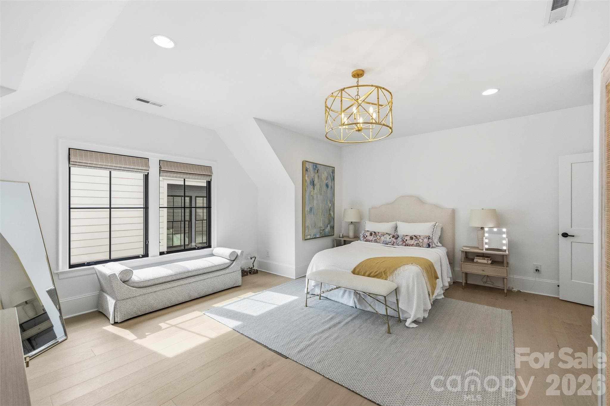 Spacious secondary bedrooms w/ensuite baths and walk-in closets. - 6222 Louis Patrick Lane, Charlotte