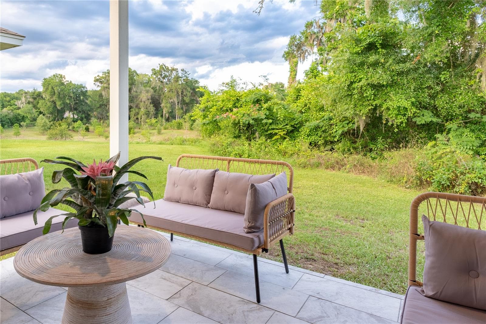 Patio with view - 5949 SW 83RD TER, GAINESVILLE