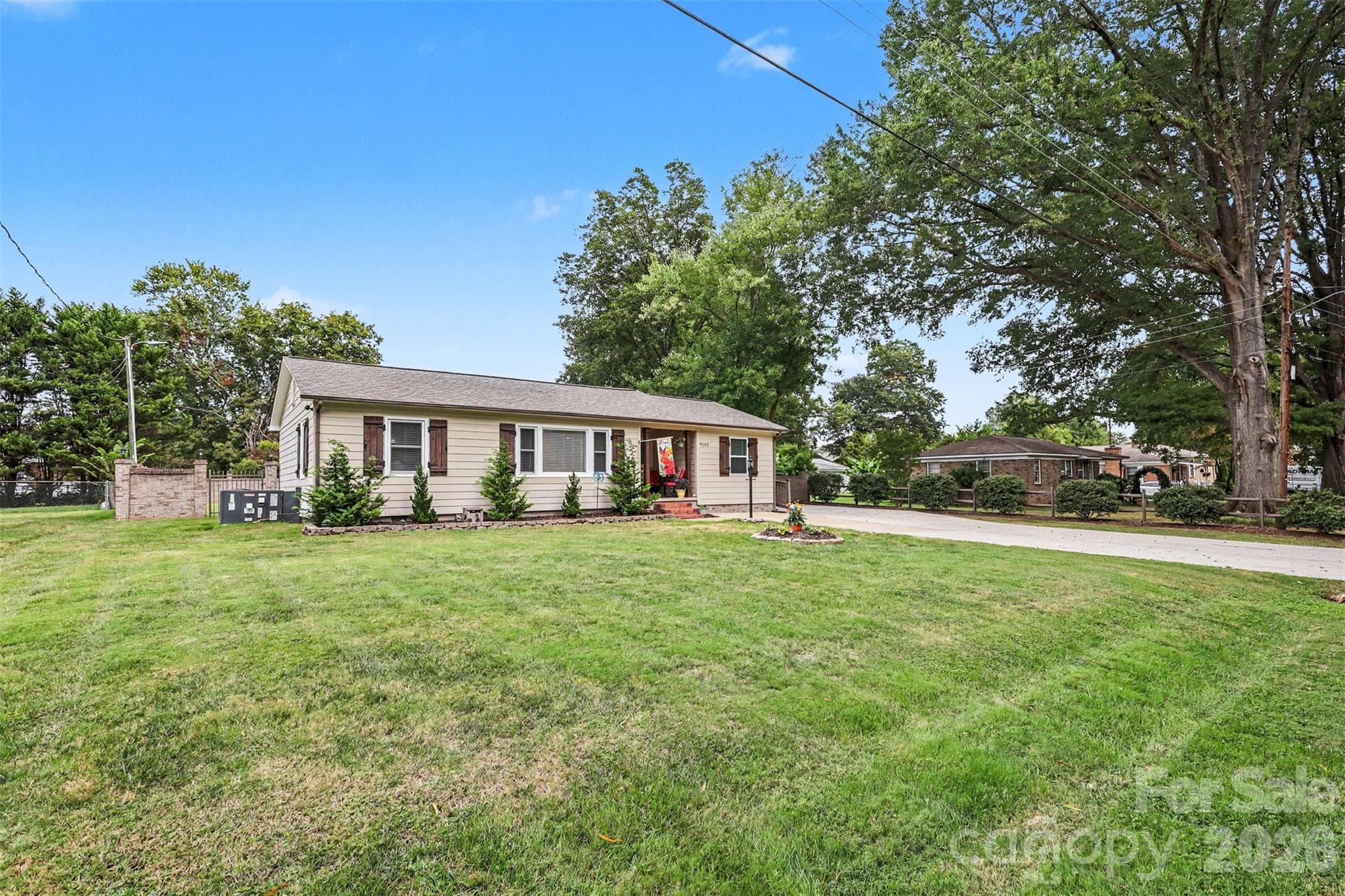 Spacious Front Yard - 9202 Elgin Drive, Charlotte