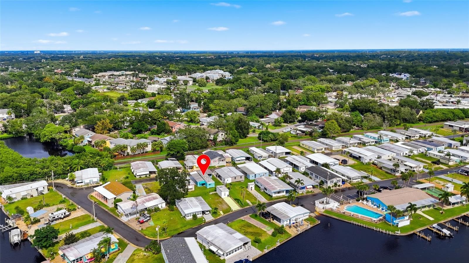 Arial of Lot - 85 YAWL LN #85, PALM HARBOR