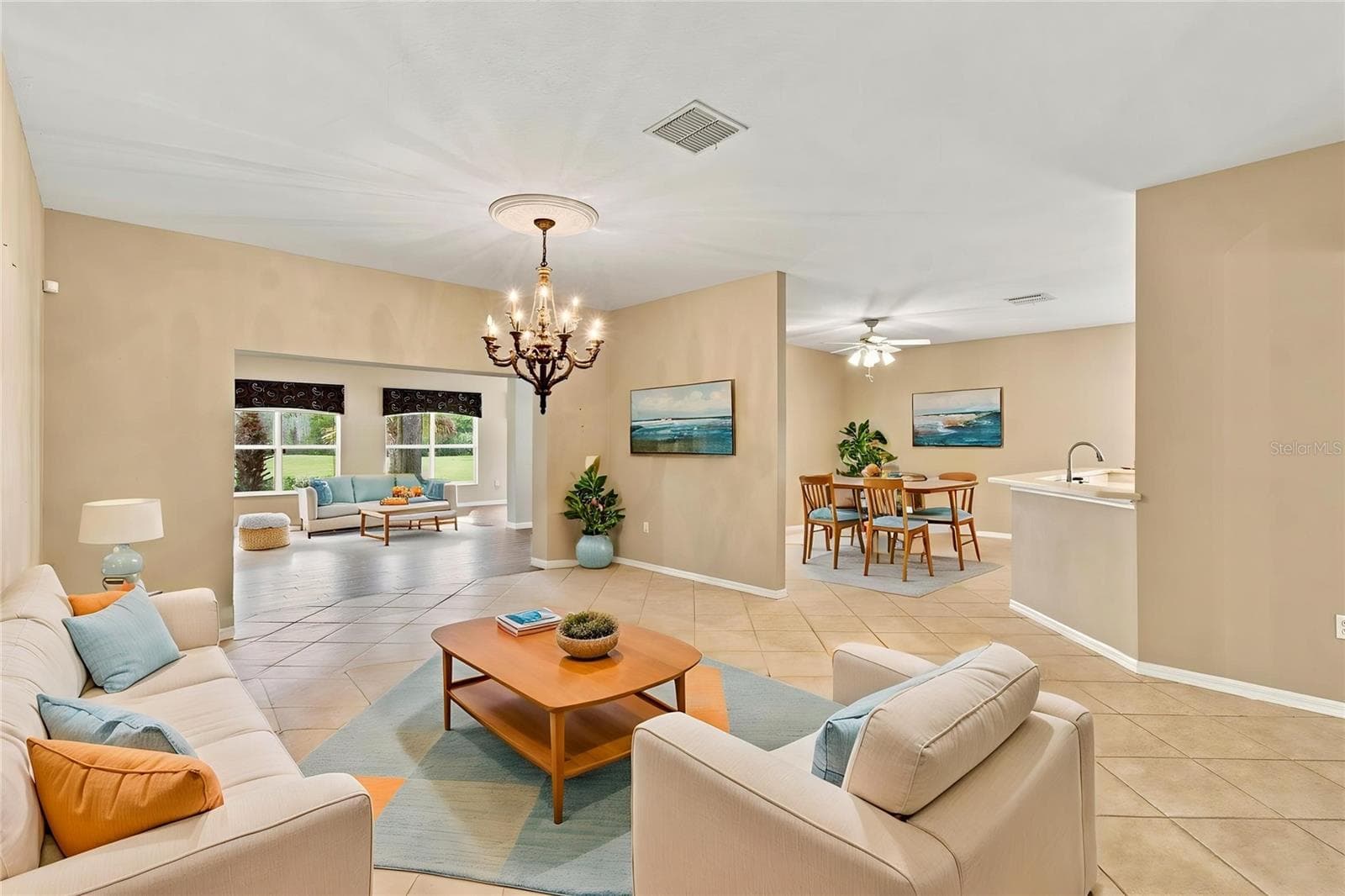 Virtually Stage Living Room - 352 HAMRICK DR, POINCIANA