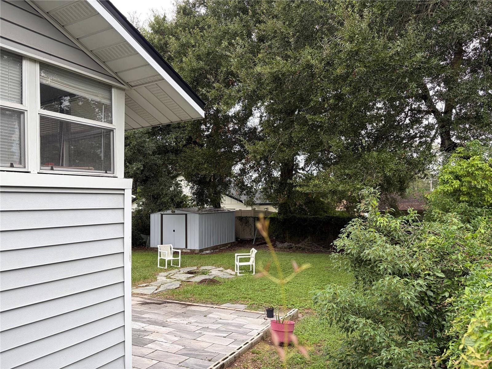 View of backyard from right side - 1199 KING AVE, LAKELAND