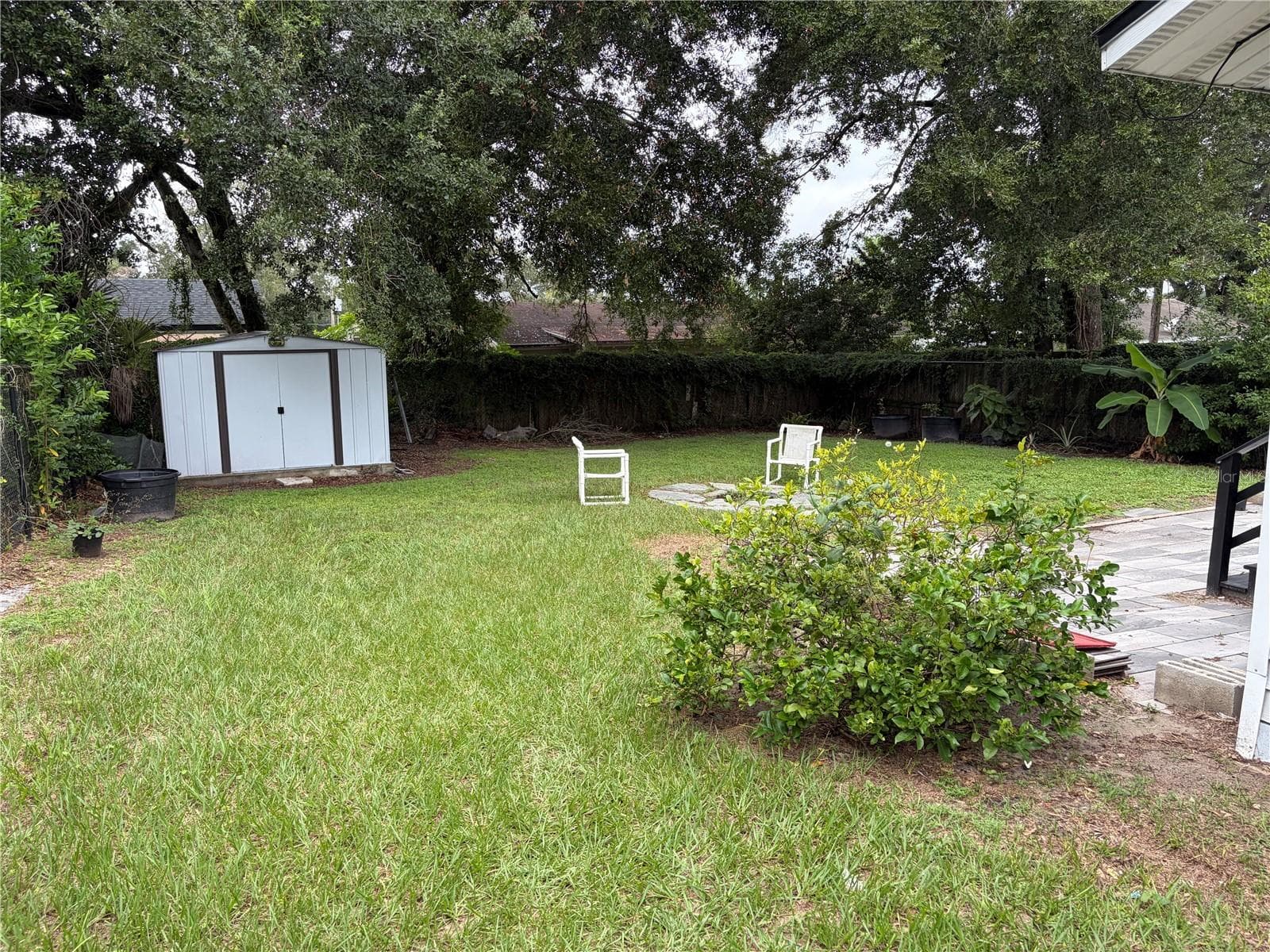 View backyard - 1199 KING AVE, LAKELAND