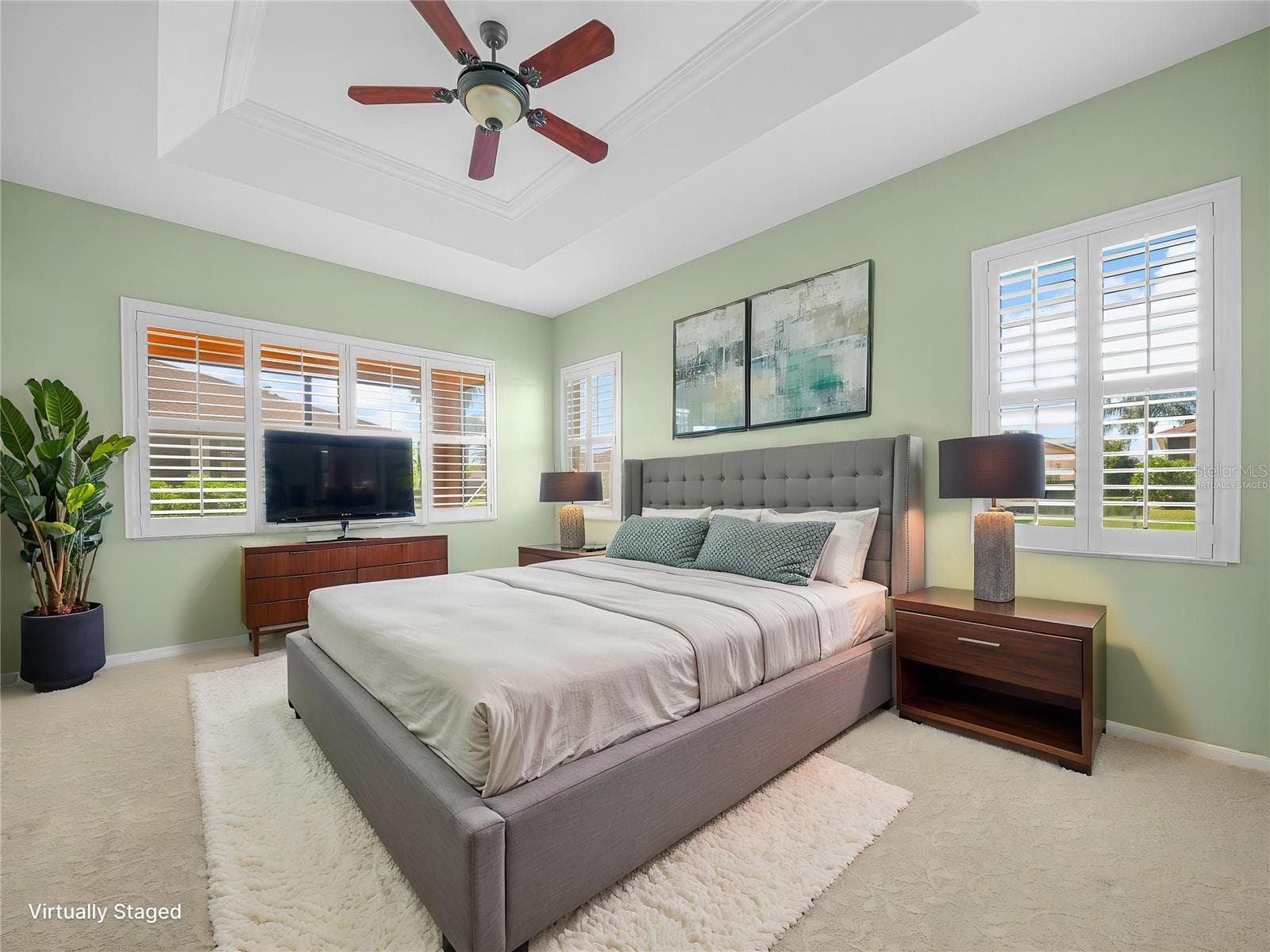 Primary Suite- Virtually Staged - 4497 STRATHMORE DR, LAKE WALES
