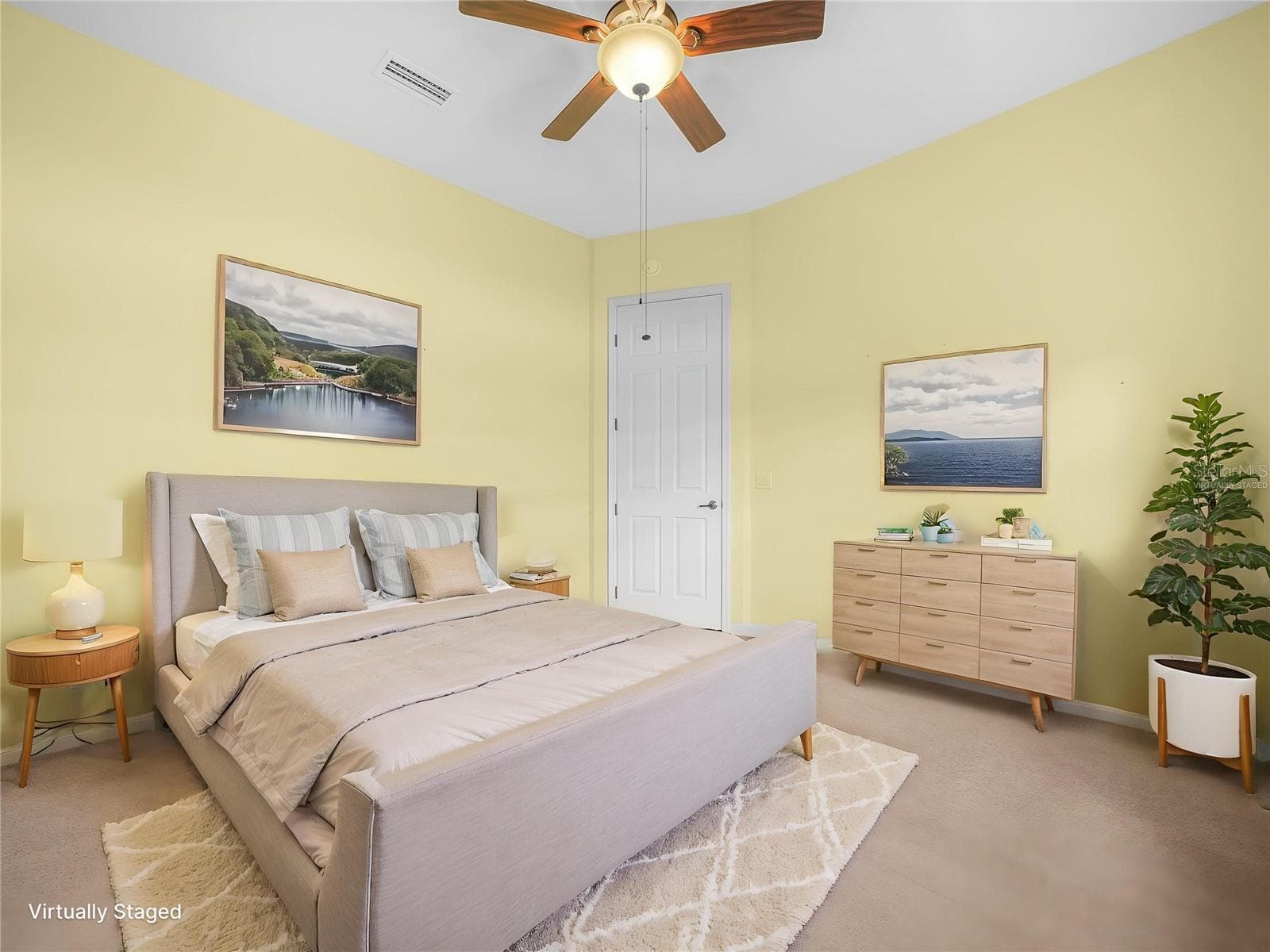Guest Bedroom Virtually Staged - 4497 STRATHMORE DR, LAKE WALES
