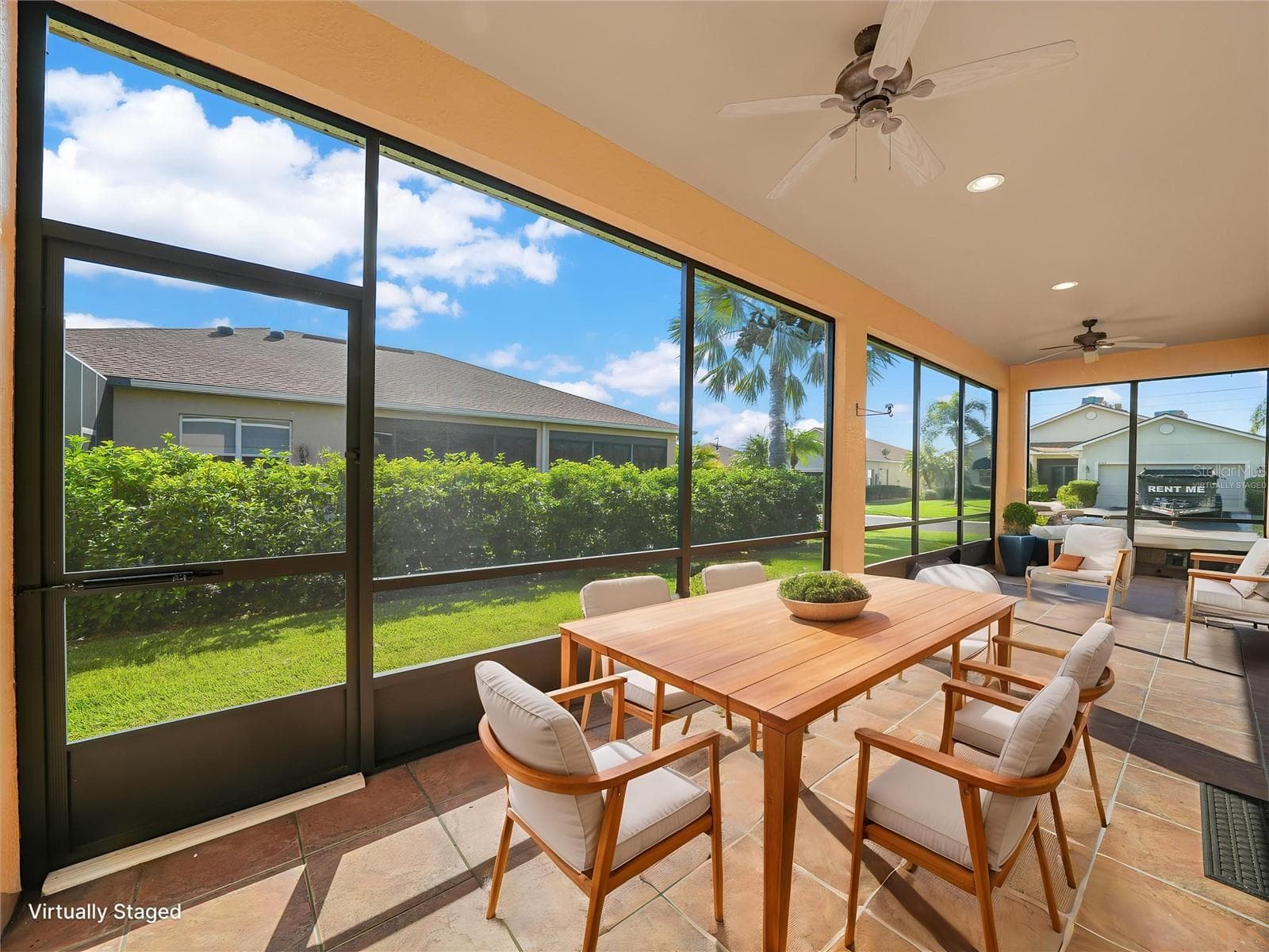 Lanai- Virtually Staged - 4497 STRATHMORE DR, LAKE WALES