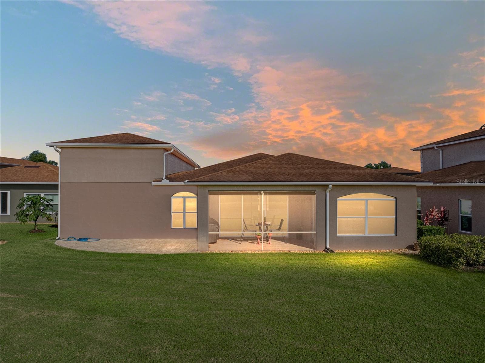 Back of house - 3834 LITCHFIELD LOOP, LAKE WALES