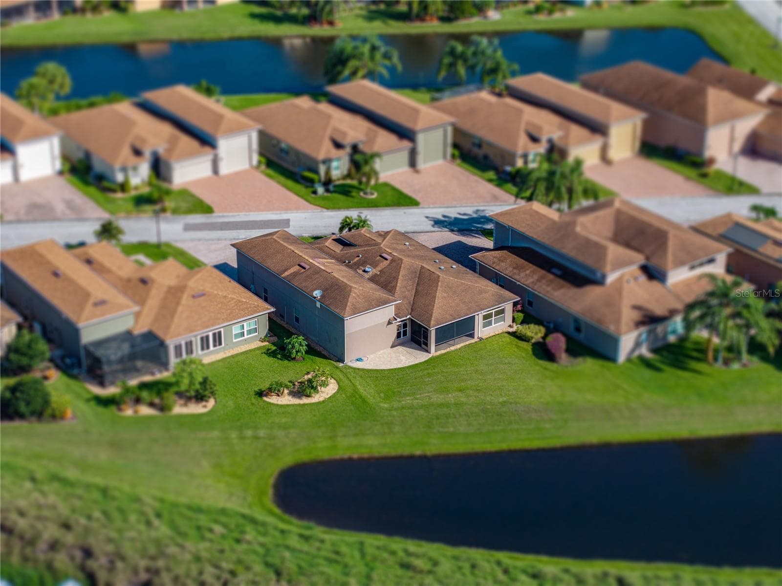 House drone view - 3834 LITCHFIELD LOOP, LAKE WALES