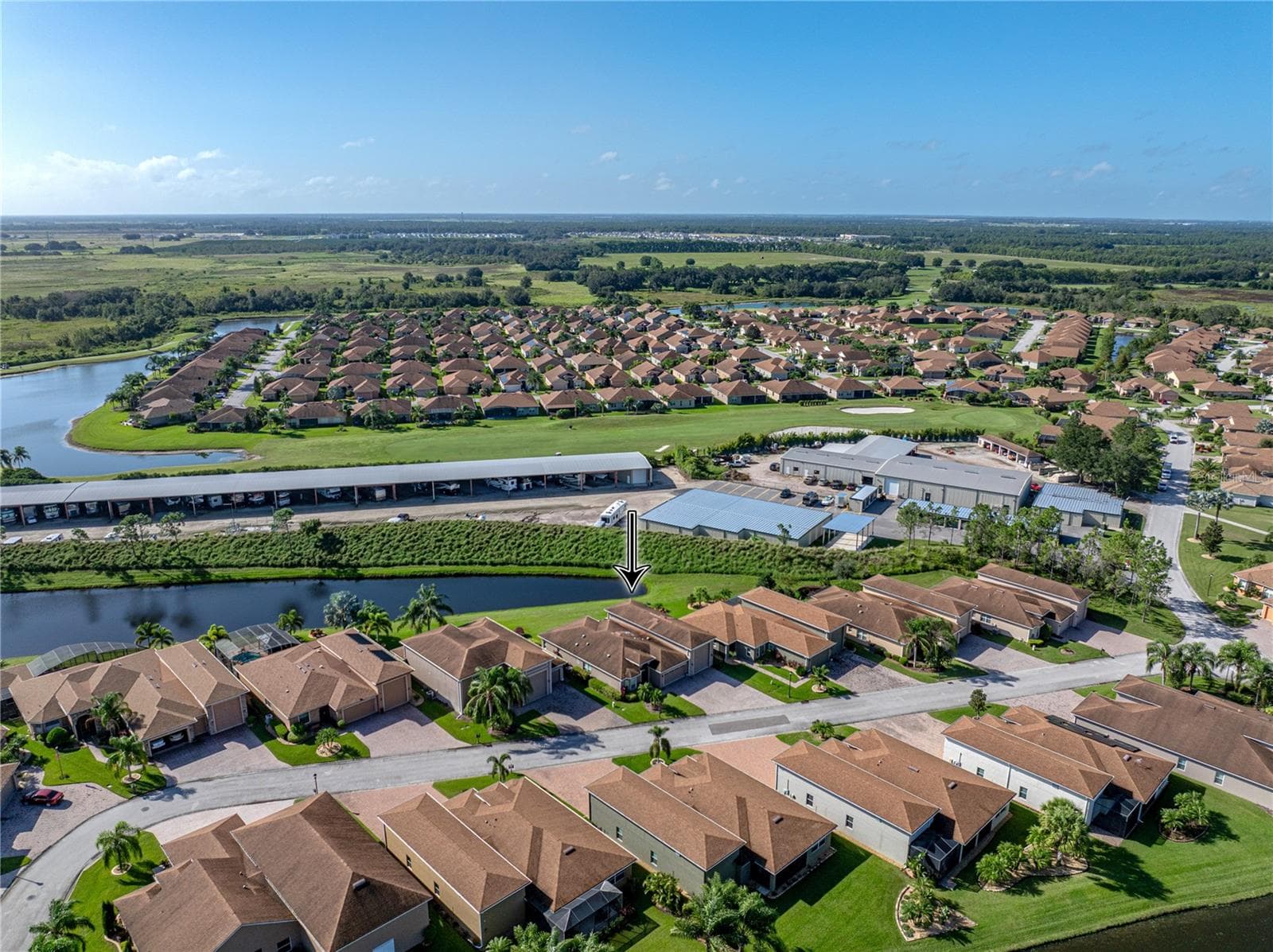 Neighborhood drone view - 3834 LITCHFIELD LOOP, LAKE WALES