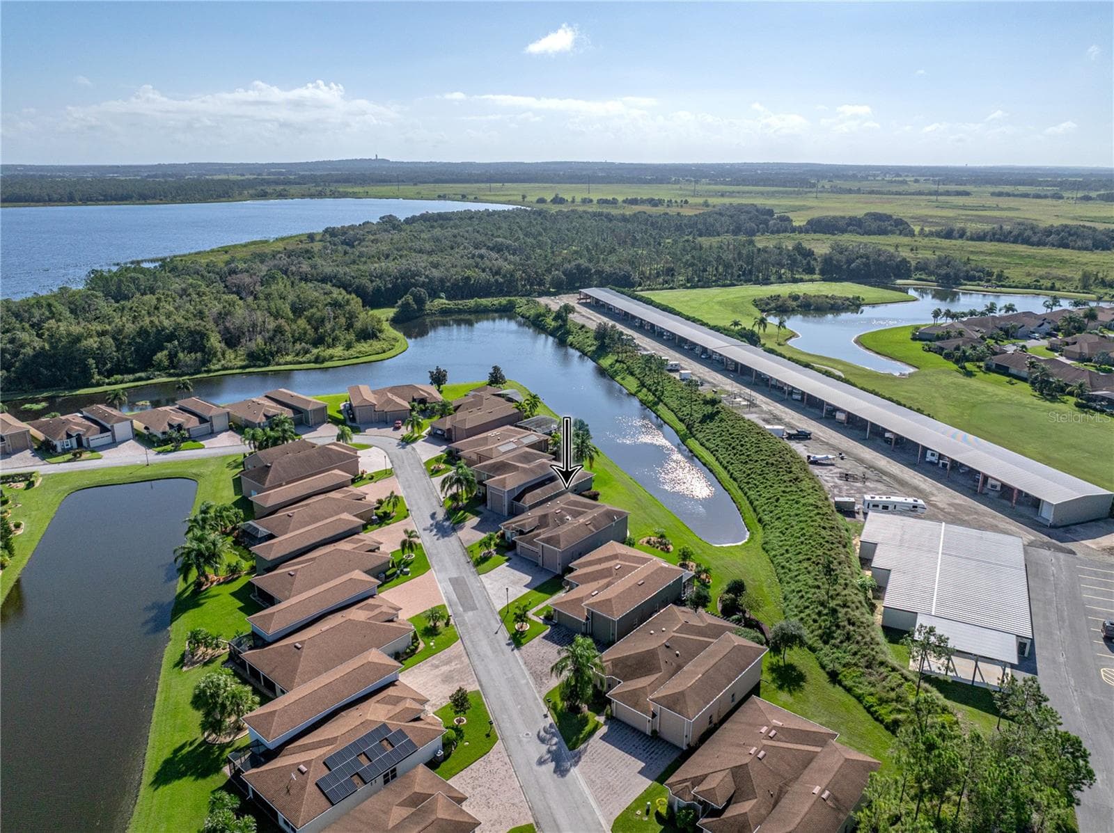 Neighborhood drone view - 3834 LITCHFIELD LOOP, LAKE WALES