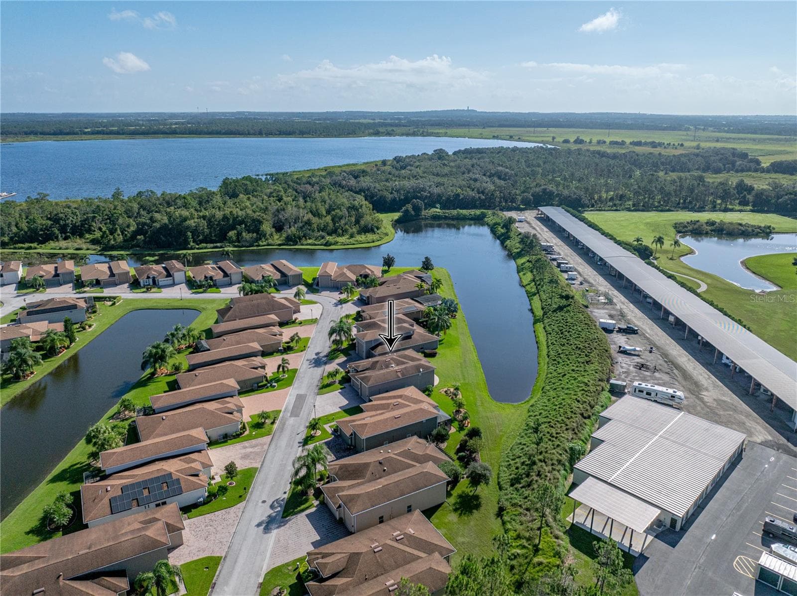 Neighborhood drone view - 3834 LITCHFIELD LOOP, LAKE WALES