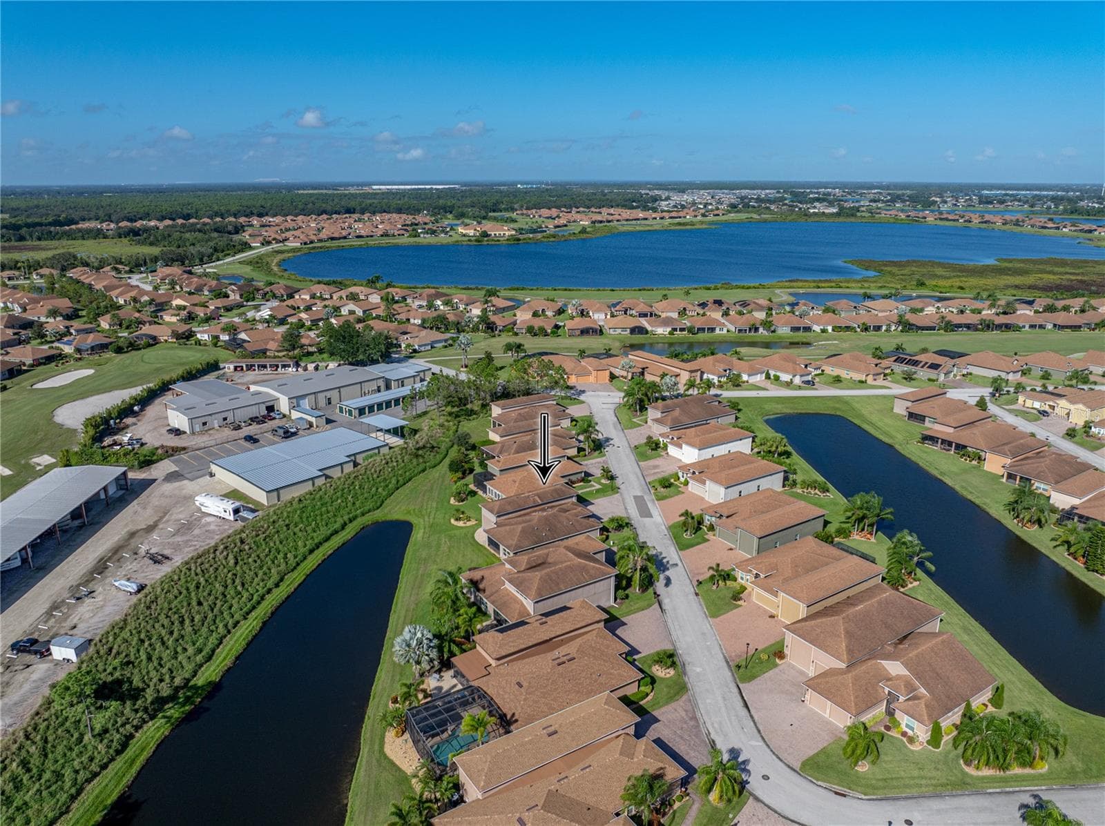 Neighborhood drone view - 3834 LITCHFIELD LOOP, LAKE WALES