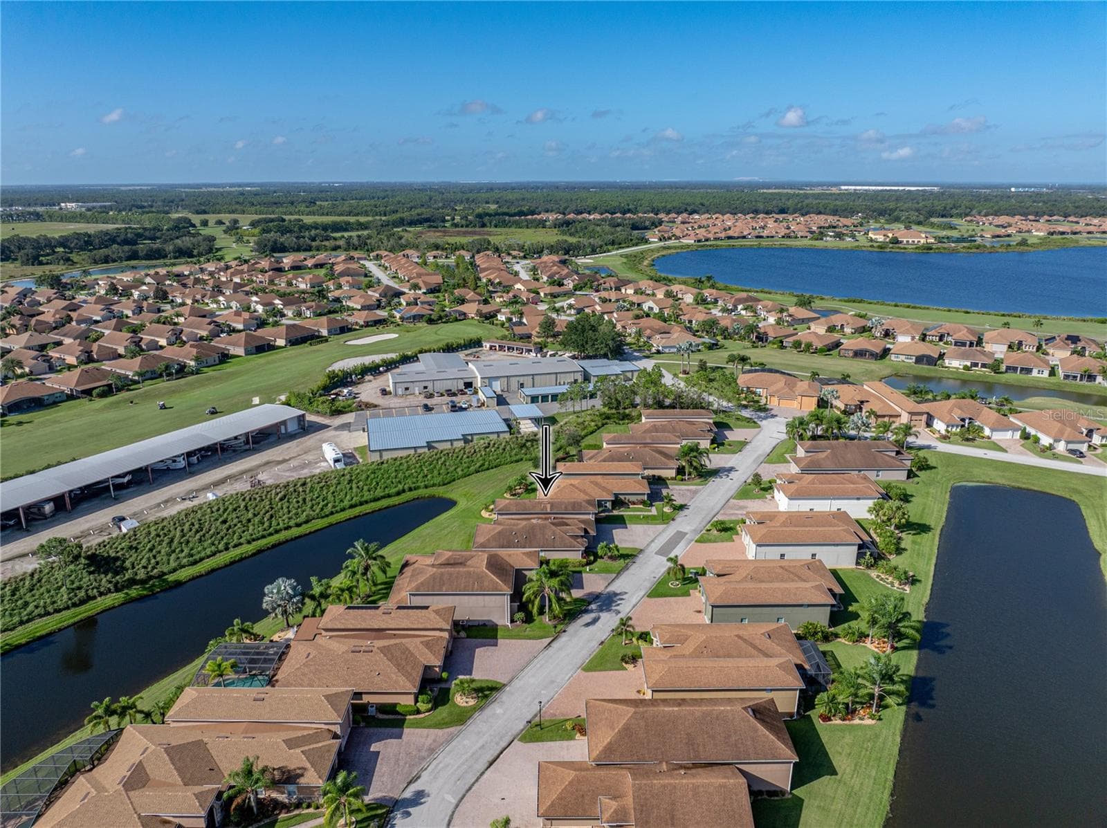 Neighborhood drone view - 3834 LITCHFIELD LOOP, LAKE WALES