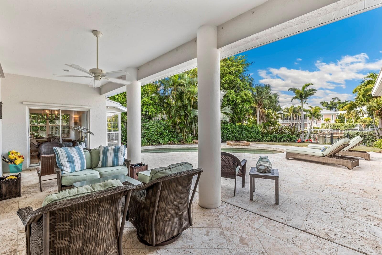 Patio - 252 WATERWAYS AVE, BOCA GRANDE