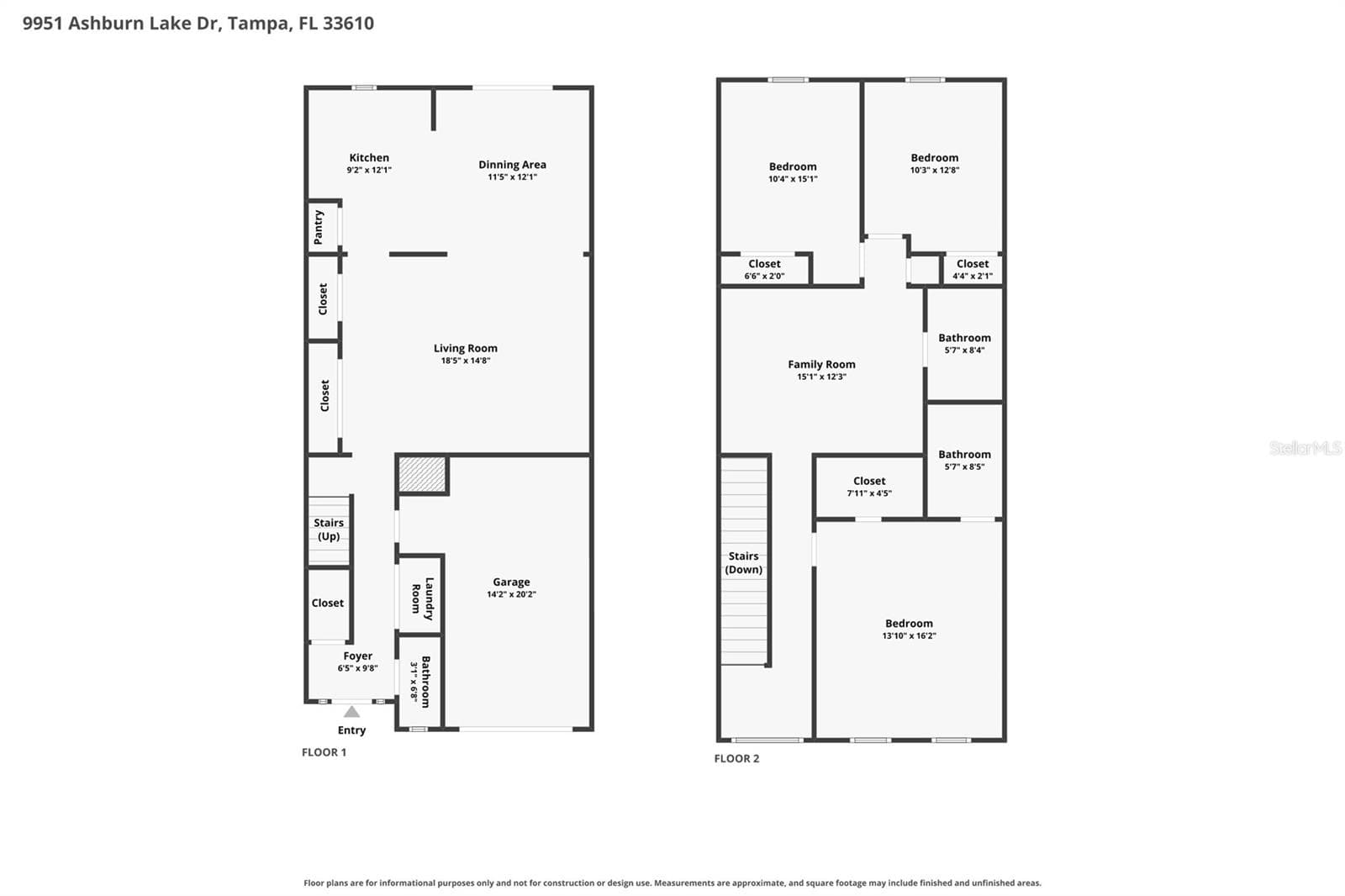 Townhouse at 9951 ASHBURN LAKE DR, TAMPA, photo 41 of 44