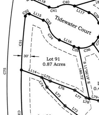 Finalized Map - Lot 91 TIDEWATER Court, Norwood