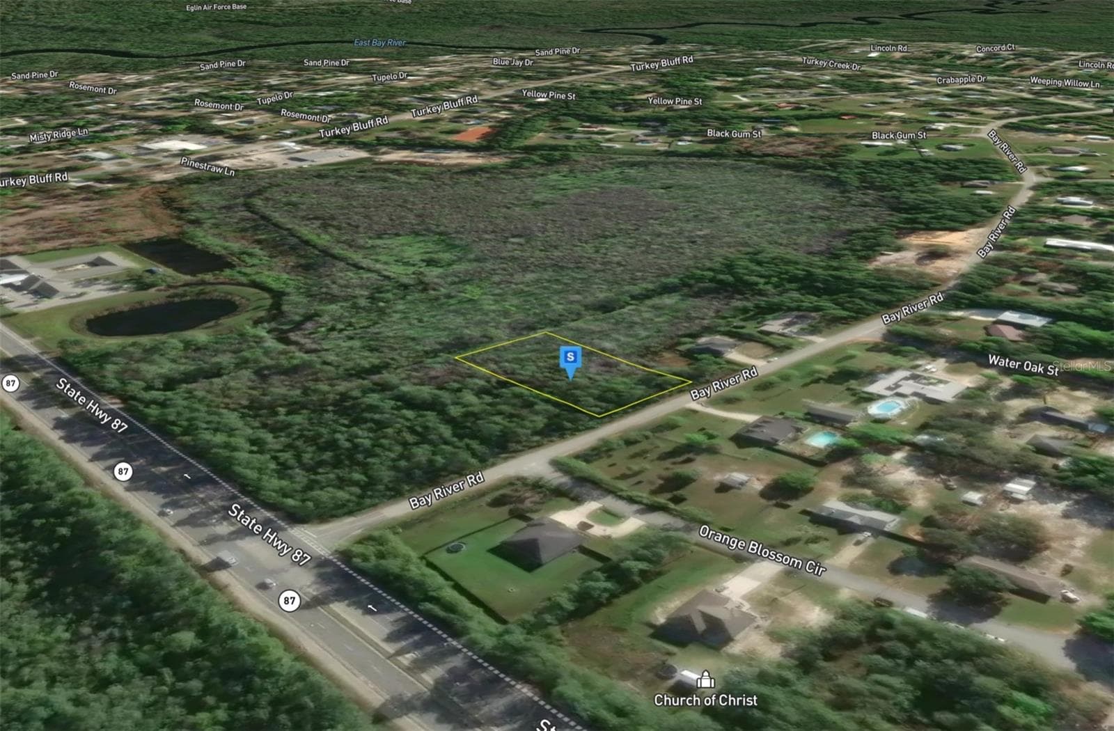 Land at 8540 BAY RIVER RD, NAVARRE, photo 3 of 5