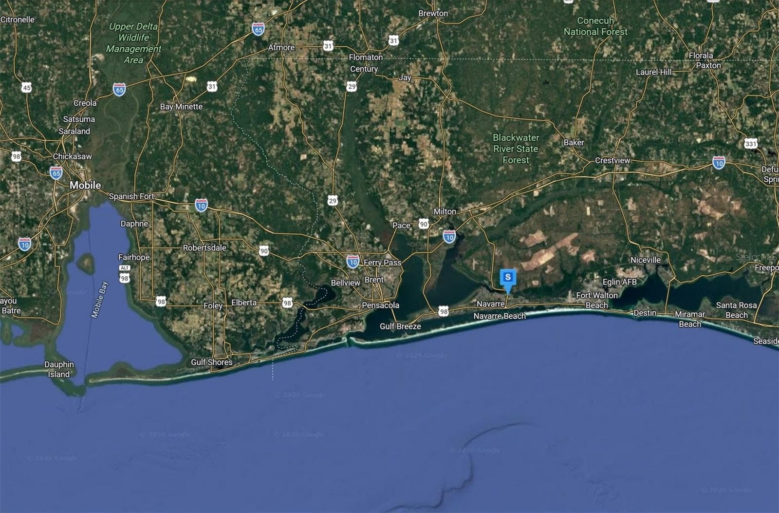 Land at 8540 BAY RIVER RD, NAVARRE, photo 5 of 5