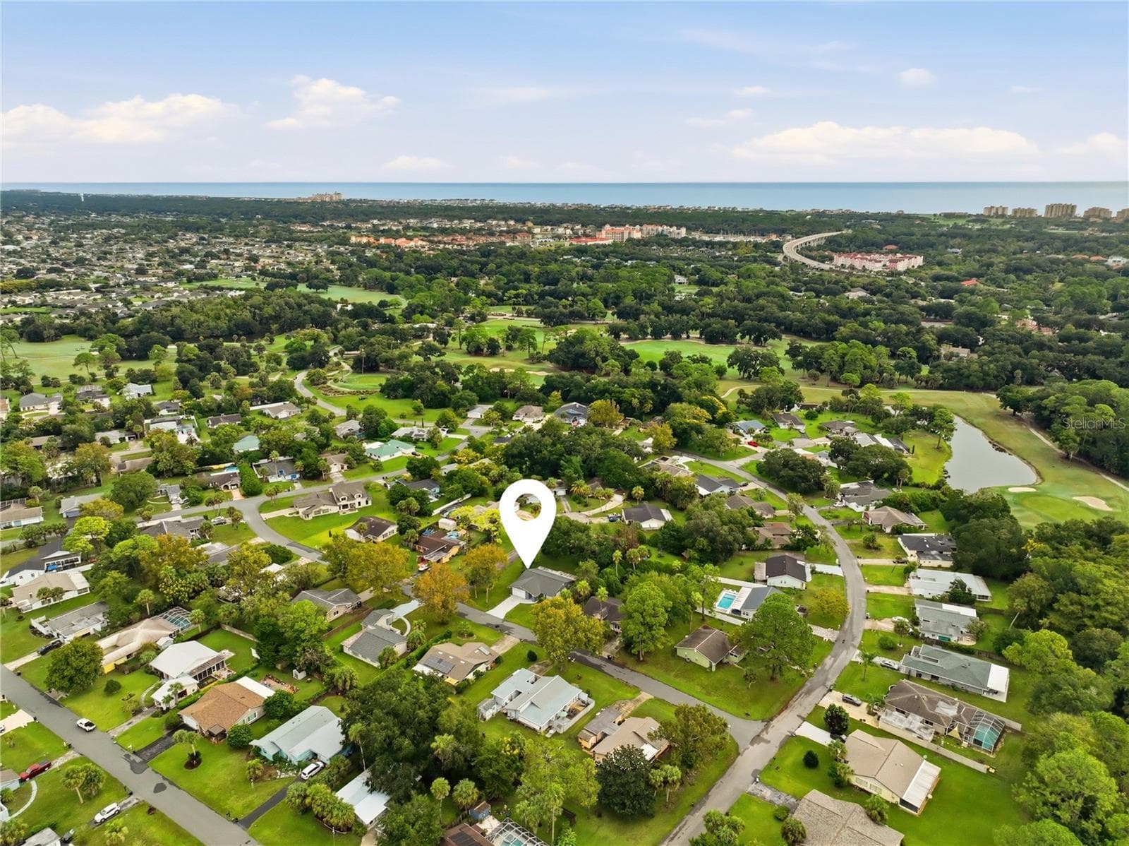 Aerial View - 7 CARR LN, PALM COAST