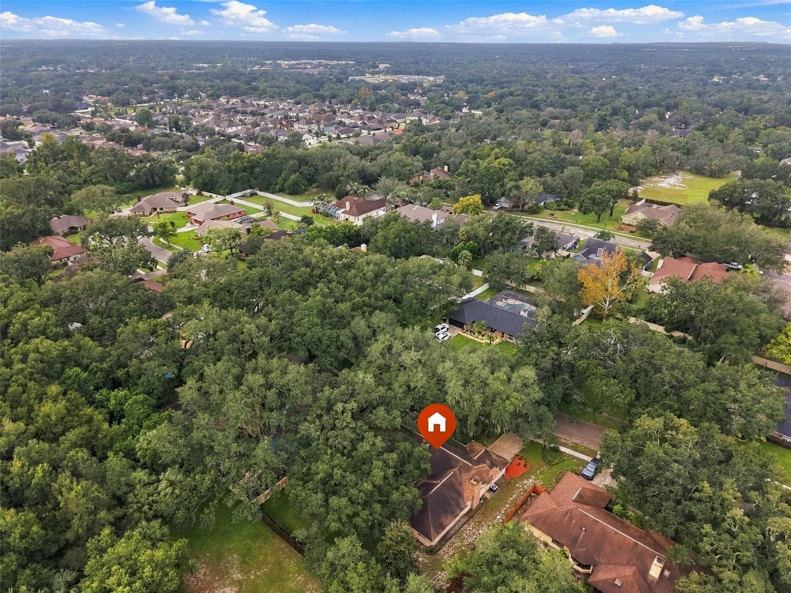 Aerial - 2609 MANOR OAK DR, VALRICO