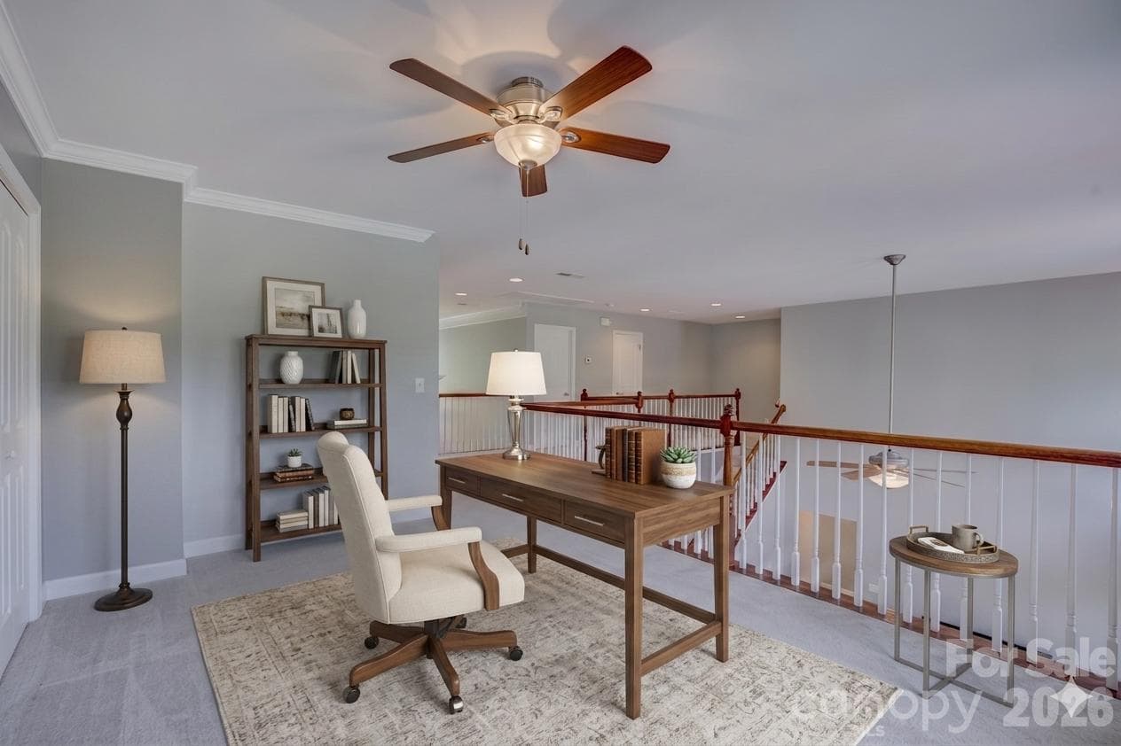 virtually staged loft - 9609 Spurwig Court, Charlotte