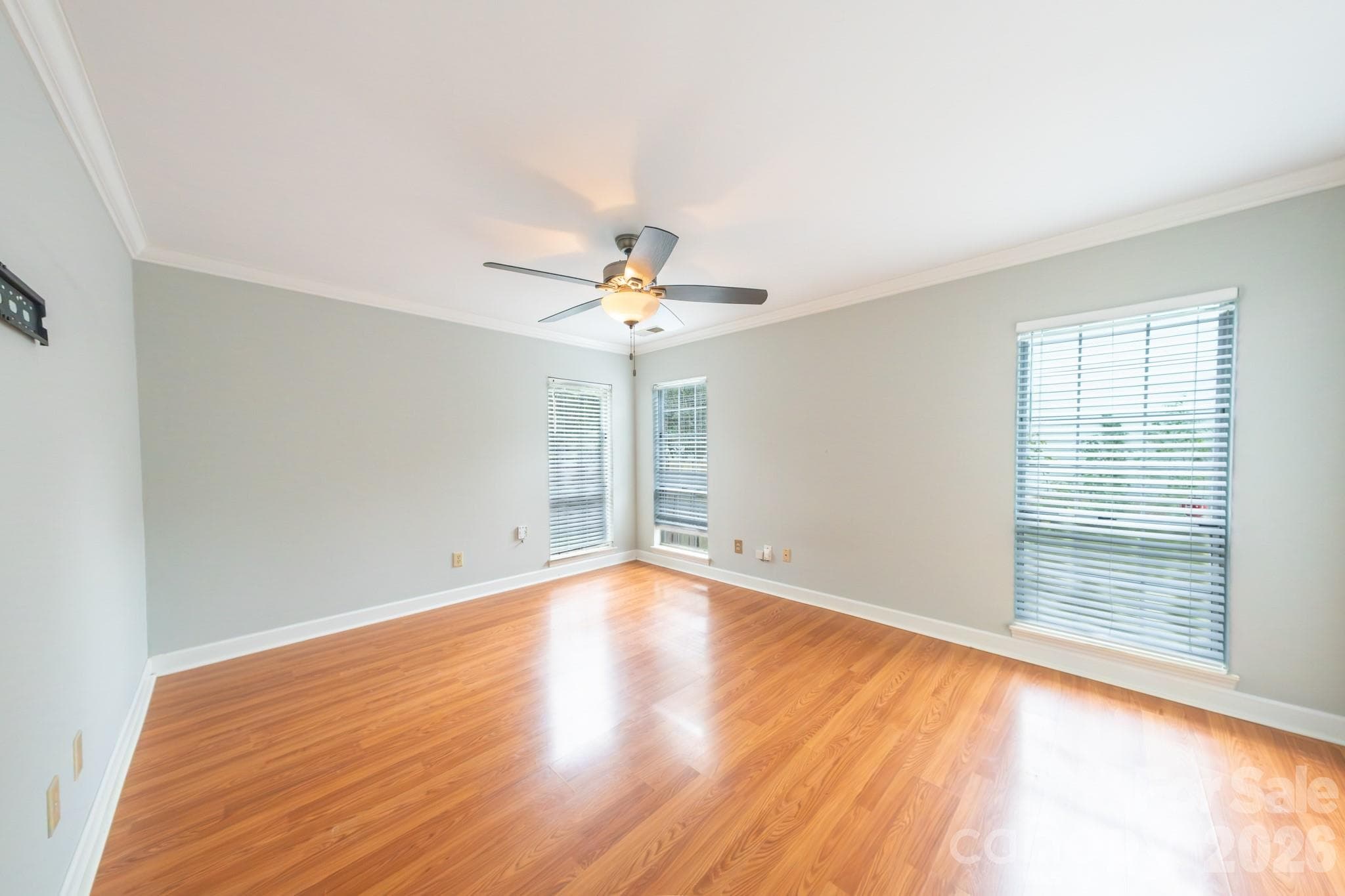 Spacious primary bedroom on main level - 13836 Poppleton Court, Charlotte