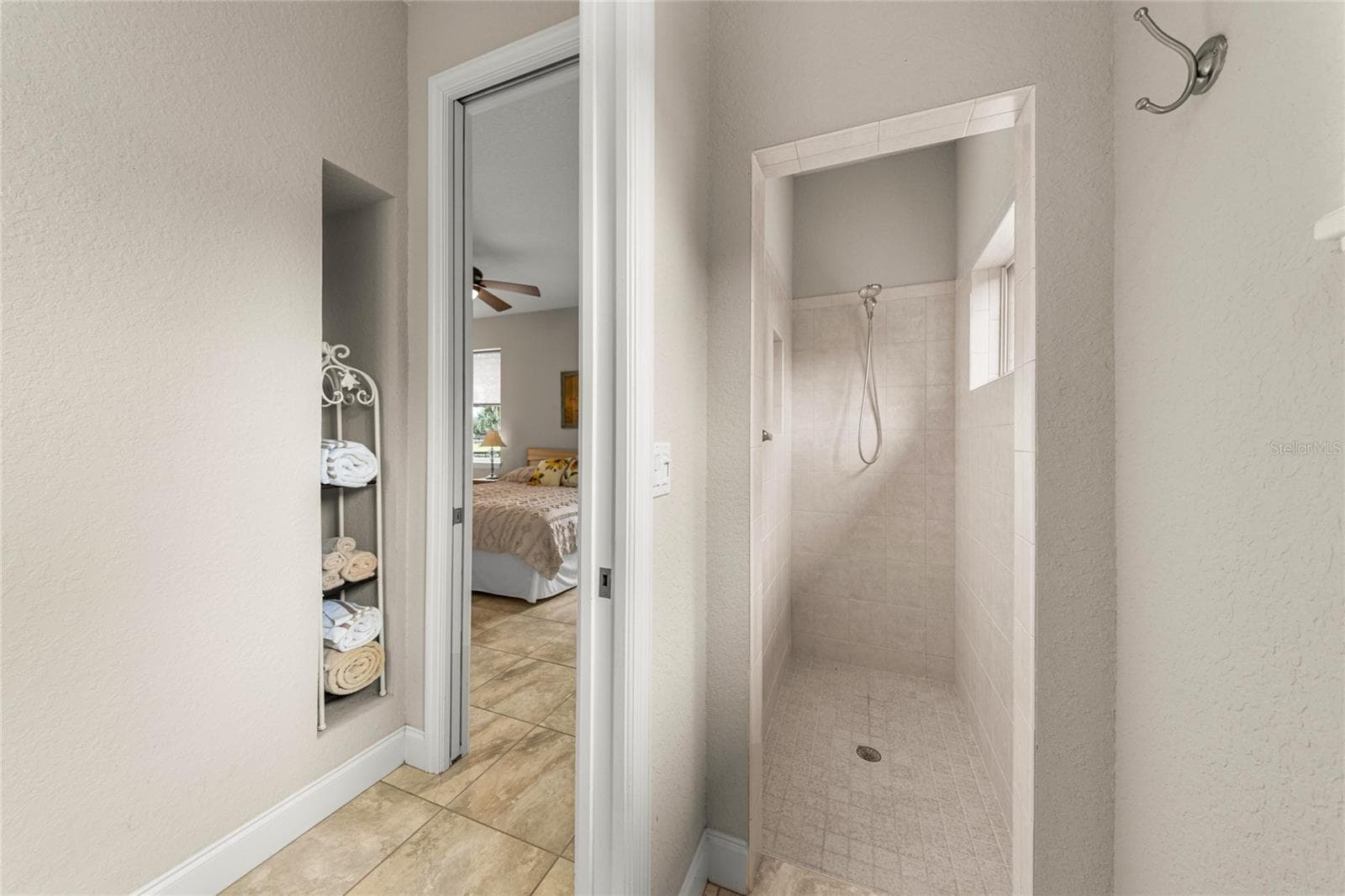 Shower in Guest Bathroom - 12330 NW 35TH ST, OCALA