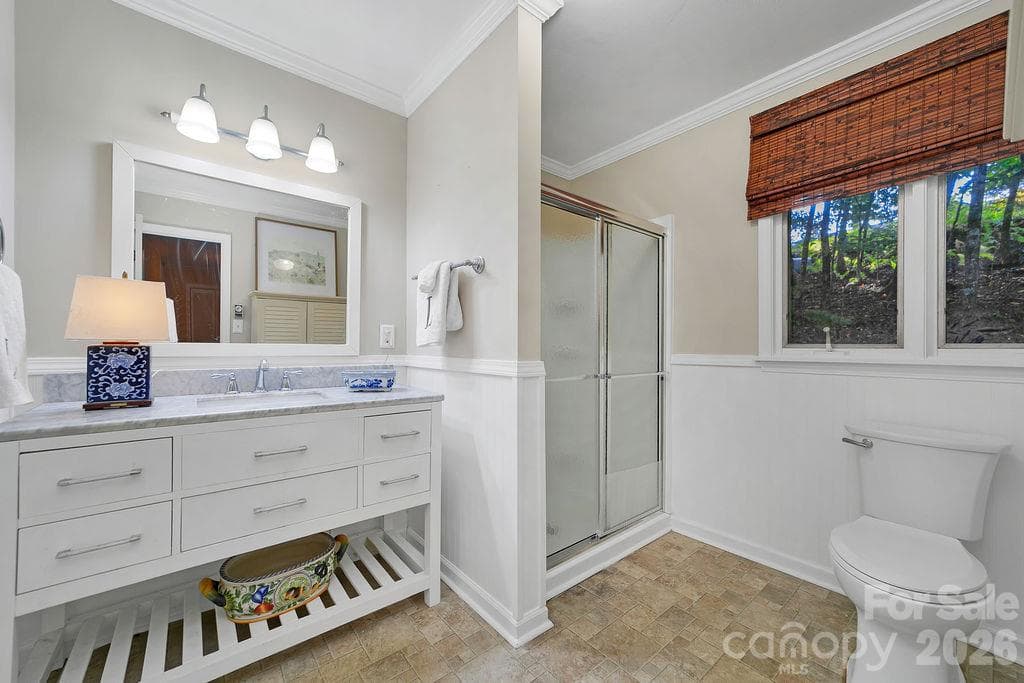 Updated Primary Bath - 2377 Connestee Trail, Brevard
