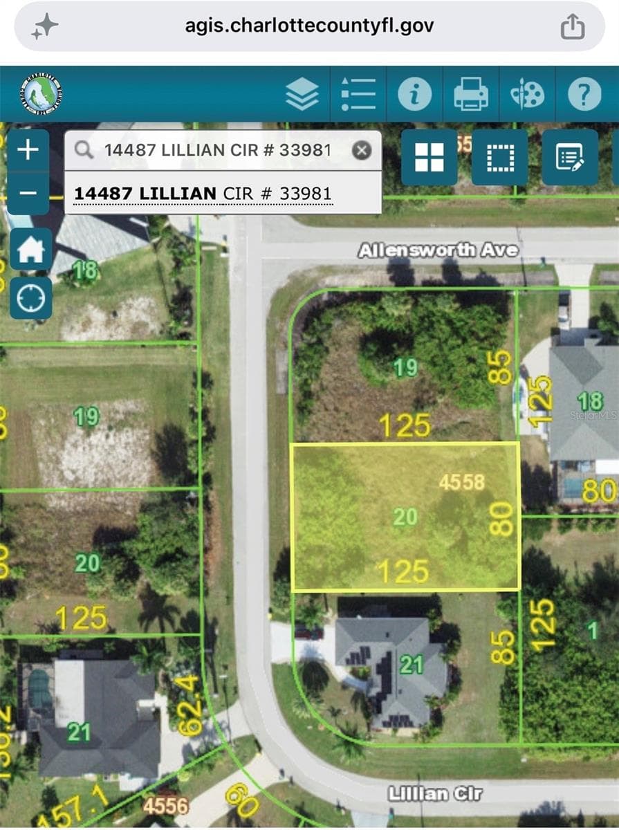 Land at 14479 & 14487 LILLIAN CIR, PORT CHARLOTTE, photo 4 of 6