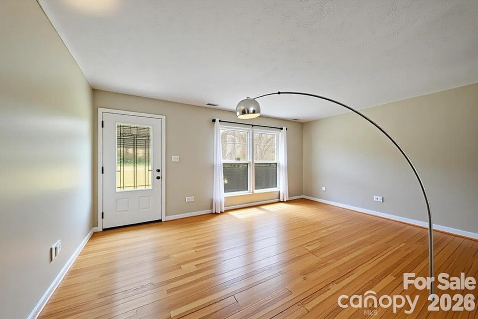 Empty living room - 26 Cedar Hill Road, Asheville
