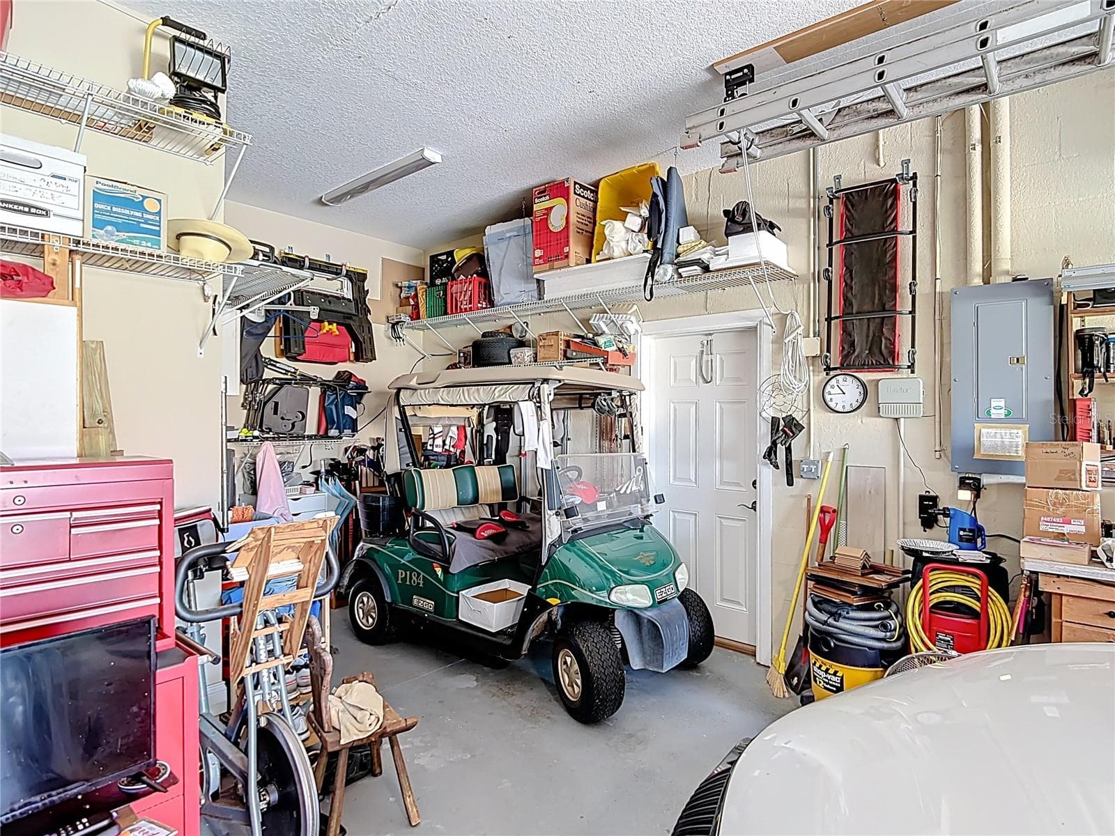 Workshop area of oversized garage - 455 OSPREY LANDING WAY, LAKELAND