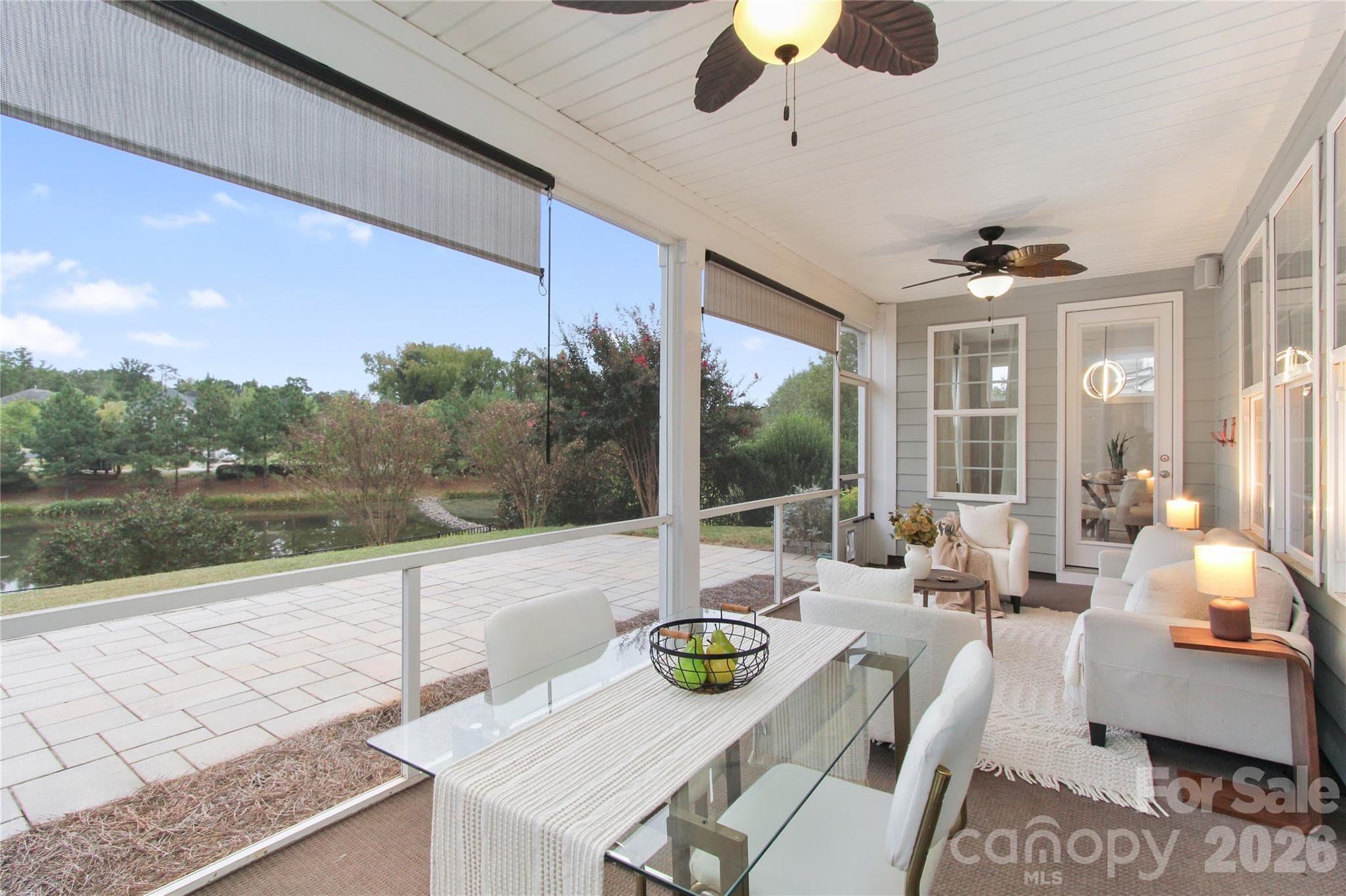 Screened in patio room - 11926 Grey Partridge Drive, Charlotte