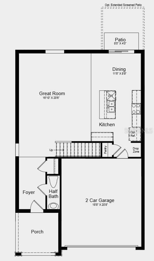 Additional Highlights Include: laundry package, refrigerator, and 2" faux blinds throughout. - 5351 LOGGIA LN, KISSIMMEE