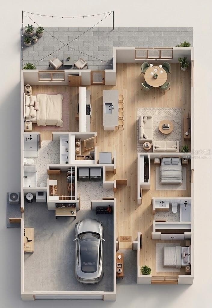 Virtually Staged - 947 CHADWICK AVE, LEHIGH ACRES