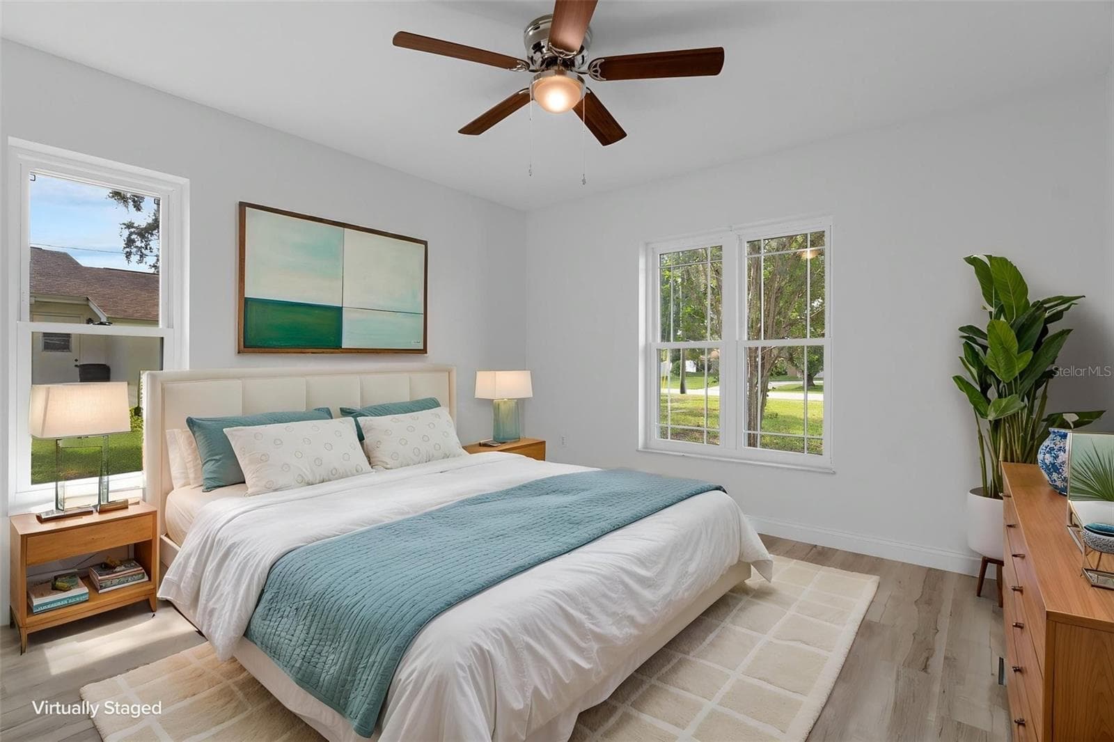 Staged Guest Bedroom 1 - 10220 SWANSON CT, SPRING HILL