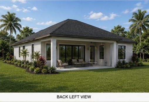 Rendering - home not yet built - Back Left view - SALMISTA TER, NORTH PORT