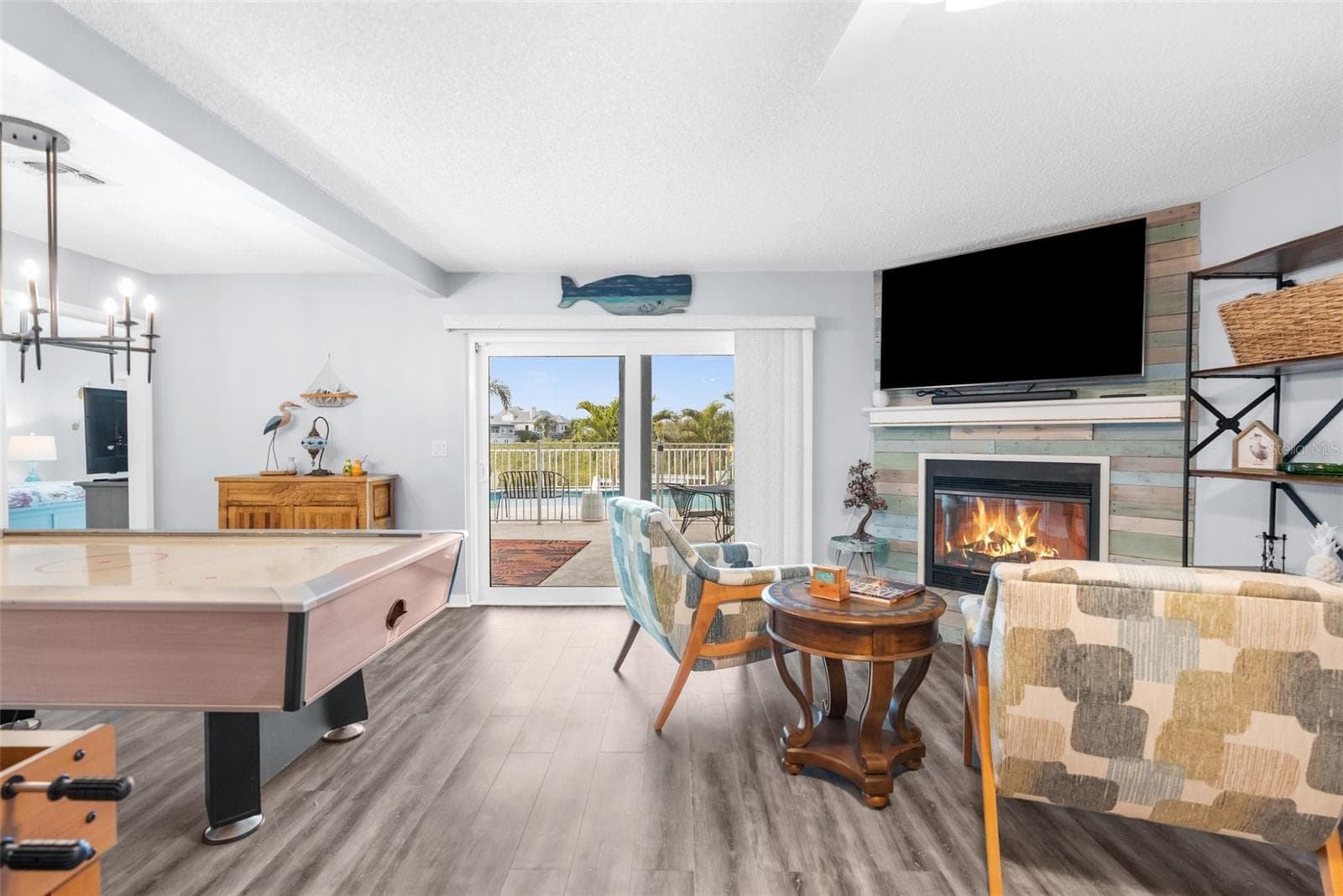 Living Room - Could be in Law Suite with separate entrance attached to home. Located on first floor. - 6029 BAYWAY CT, NEW PORT RICHEY