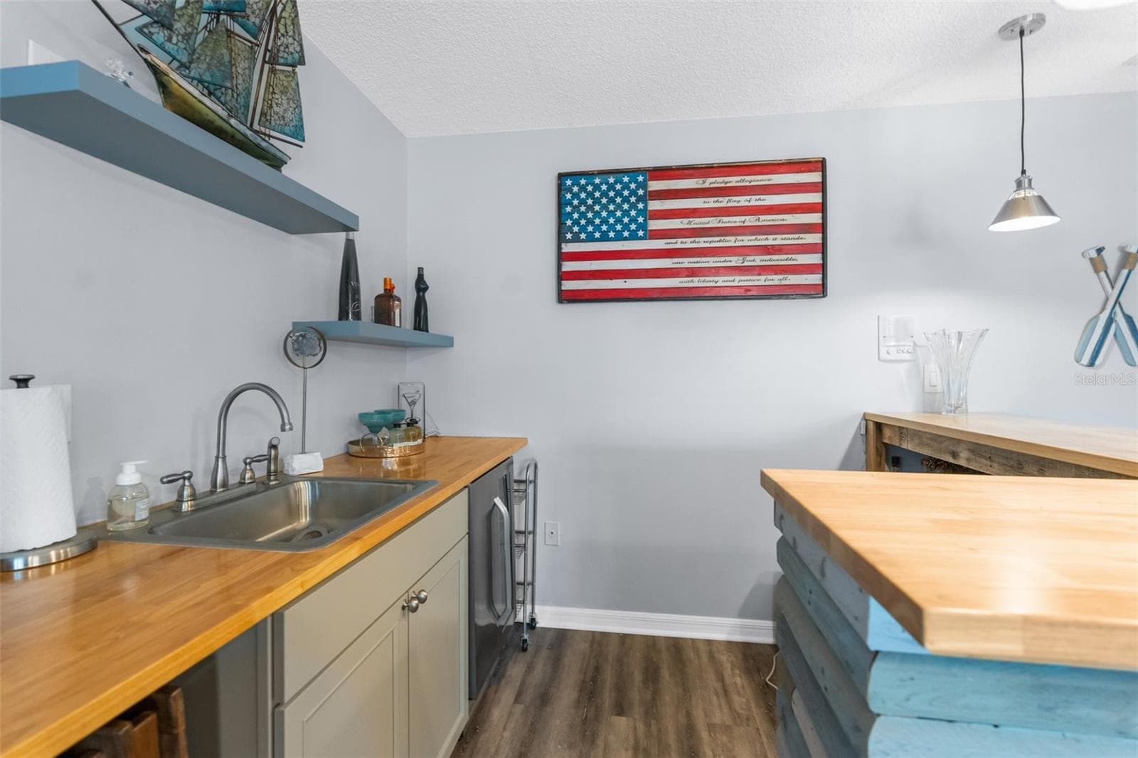 Kitchenette - Could be in Law Suite with separate entrance attached to home. Located on first floor. - 6029 BAYWAY CT, NEW PORT RICHEY