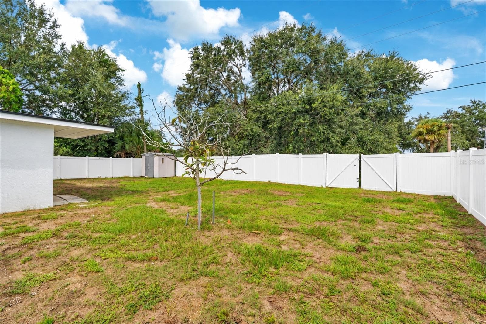 Backyard - 340 FISHER LN, MERRITT ISLAND