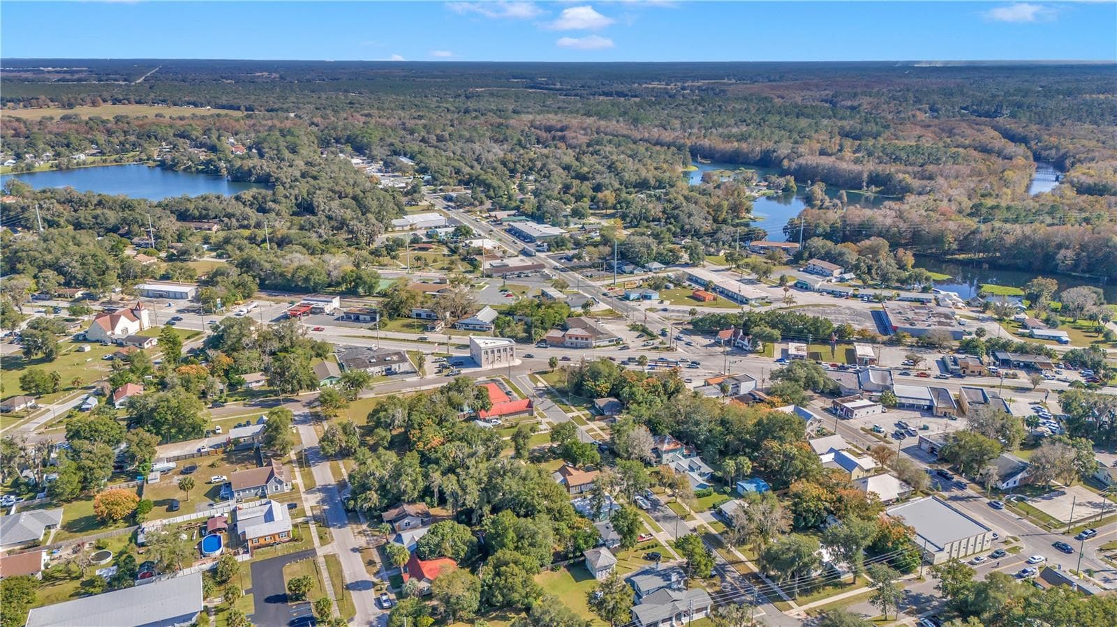 Aerial view of Rainbow & Withlacoochee Rivers - 17946 SW 31ST ST, DUNNELLON