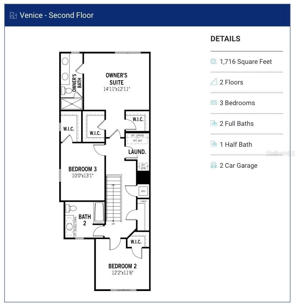 Floor plan 2 Floor - 1123 BOARDWALK PL, KISSIMMEE
