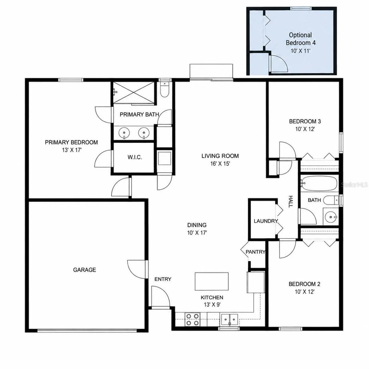 Floor Plan - 5 RAINBROOK DR, PALM COAST