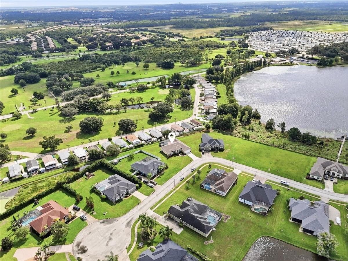 Aerial View Pin - 7380 BENT GRASS DR, WINTER HAVEN