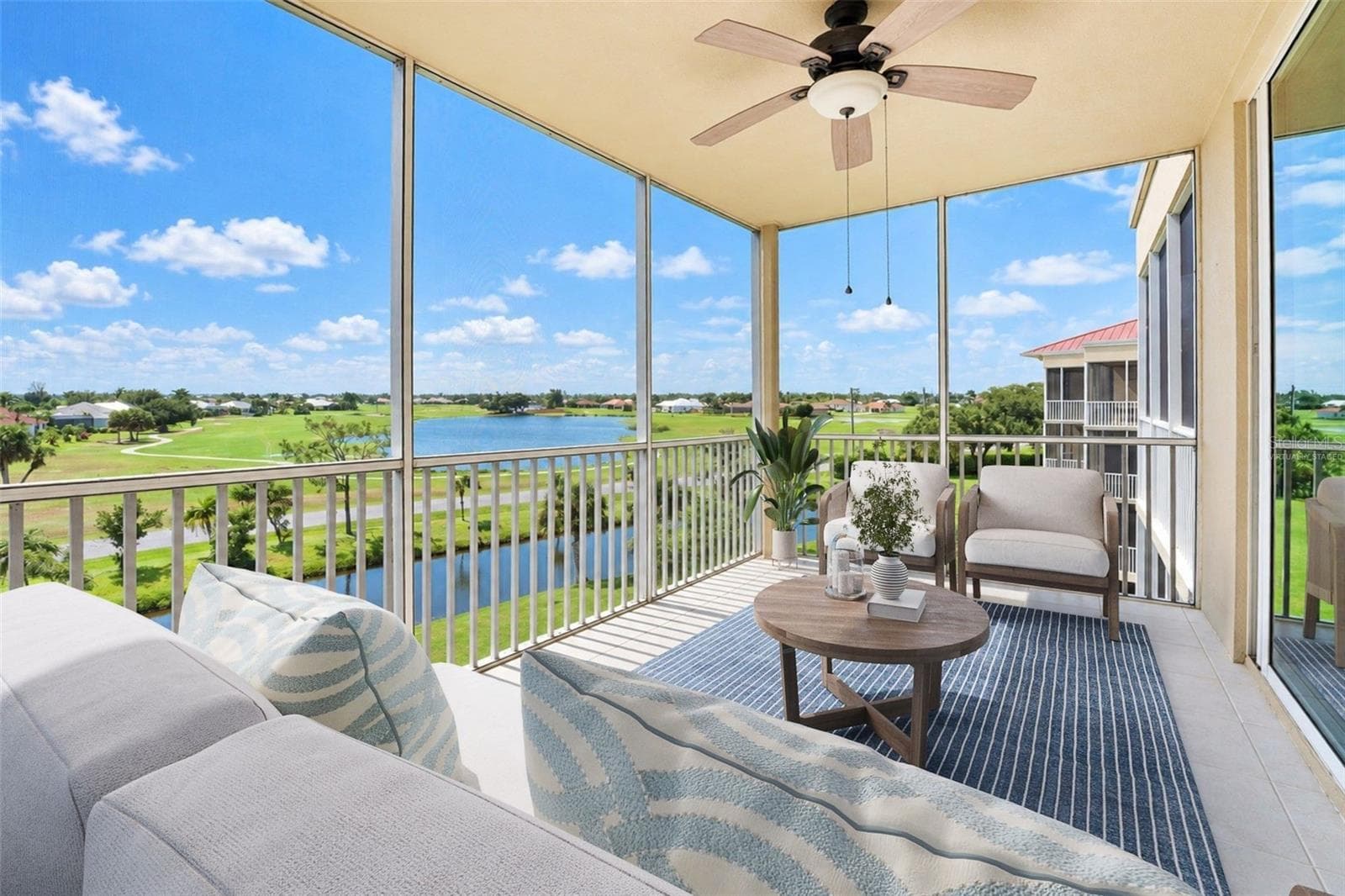Virtually Staged - 10055 LINKS LN #406, ROTONDA WEST