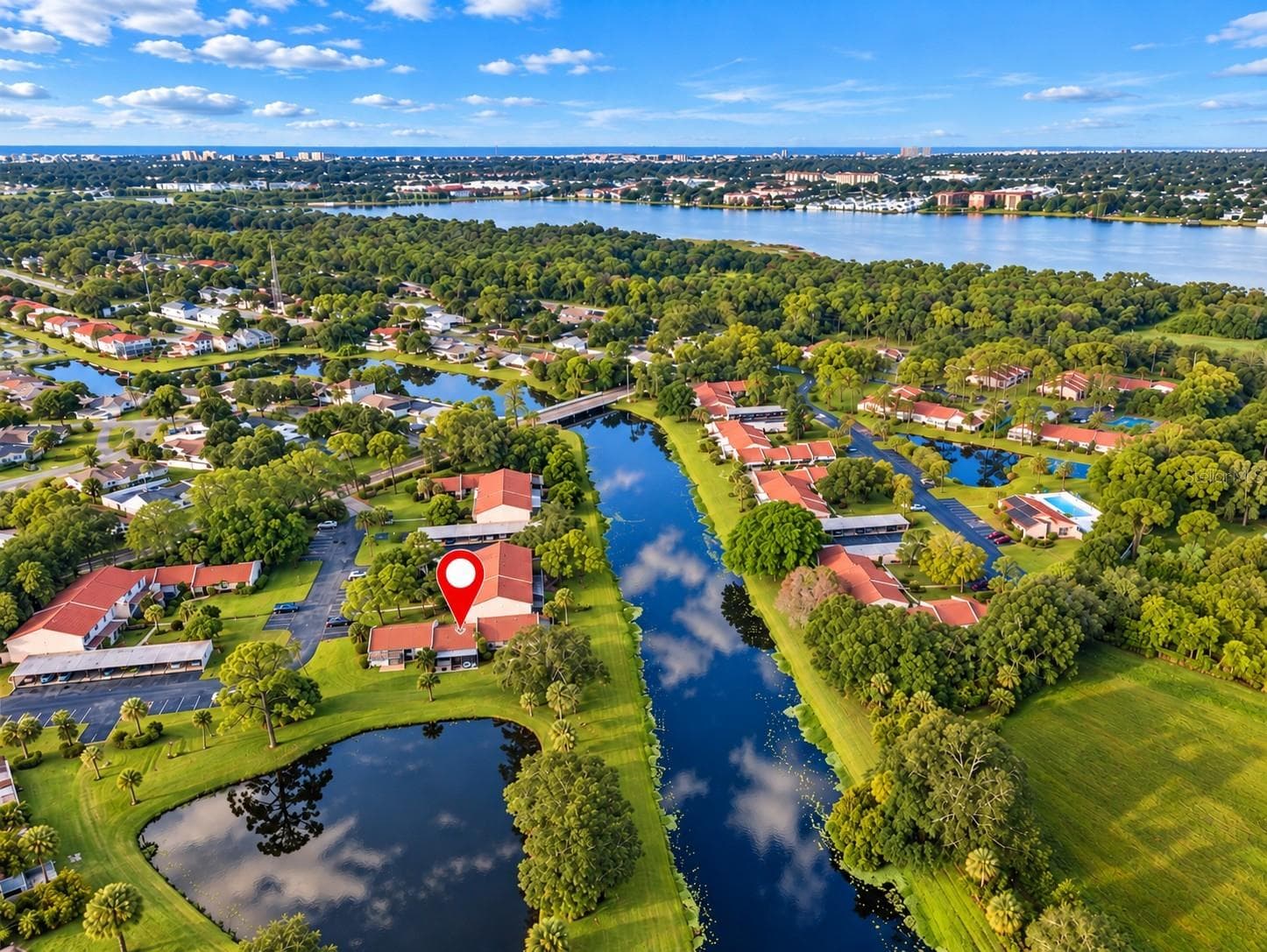 Aerial View - virtually enhanced - 9533 86TH AVE #9533, SEMINOLE